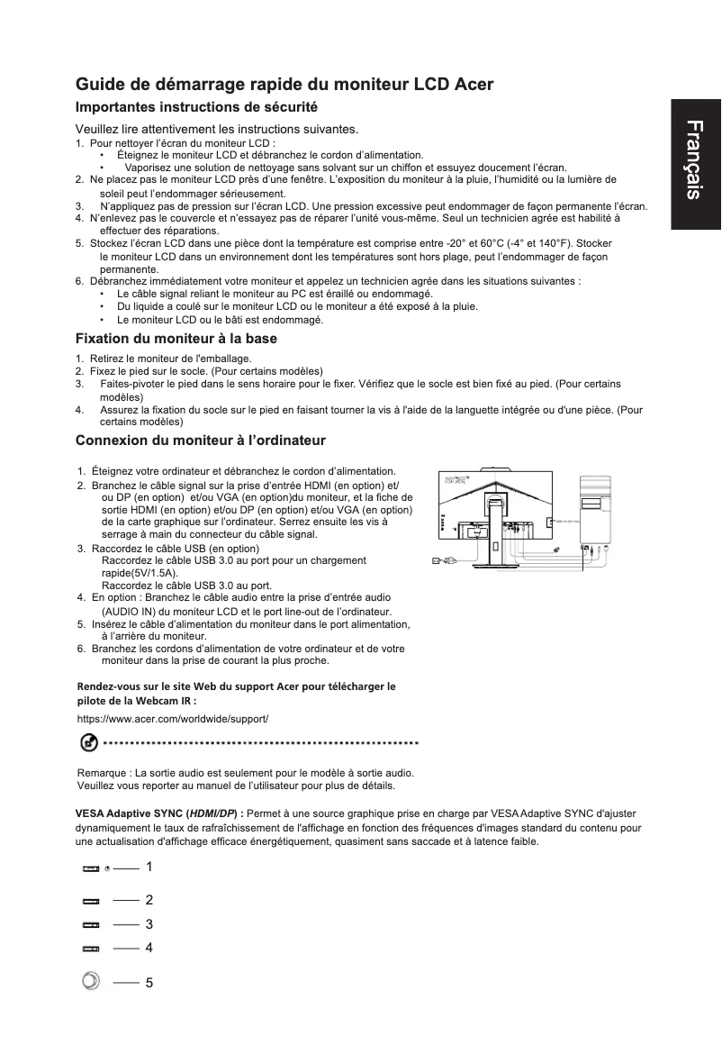 Página 1 del manual Manual de usuario Acer B277
