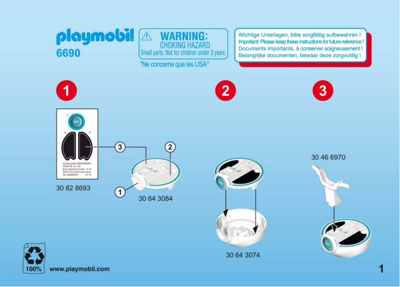 Image de la première page du manuel de l'appareil Super 4 Dr. X