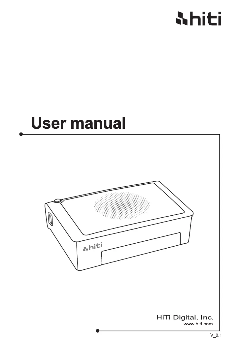 Page n°1 - Manuel utilisateur HiTi P322W