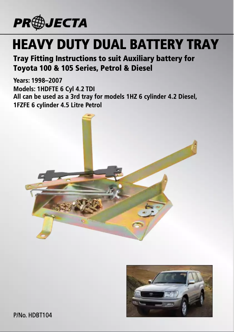 Imagen de la primera página del manual del dispositivo HDBT104
