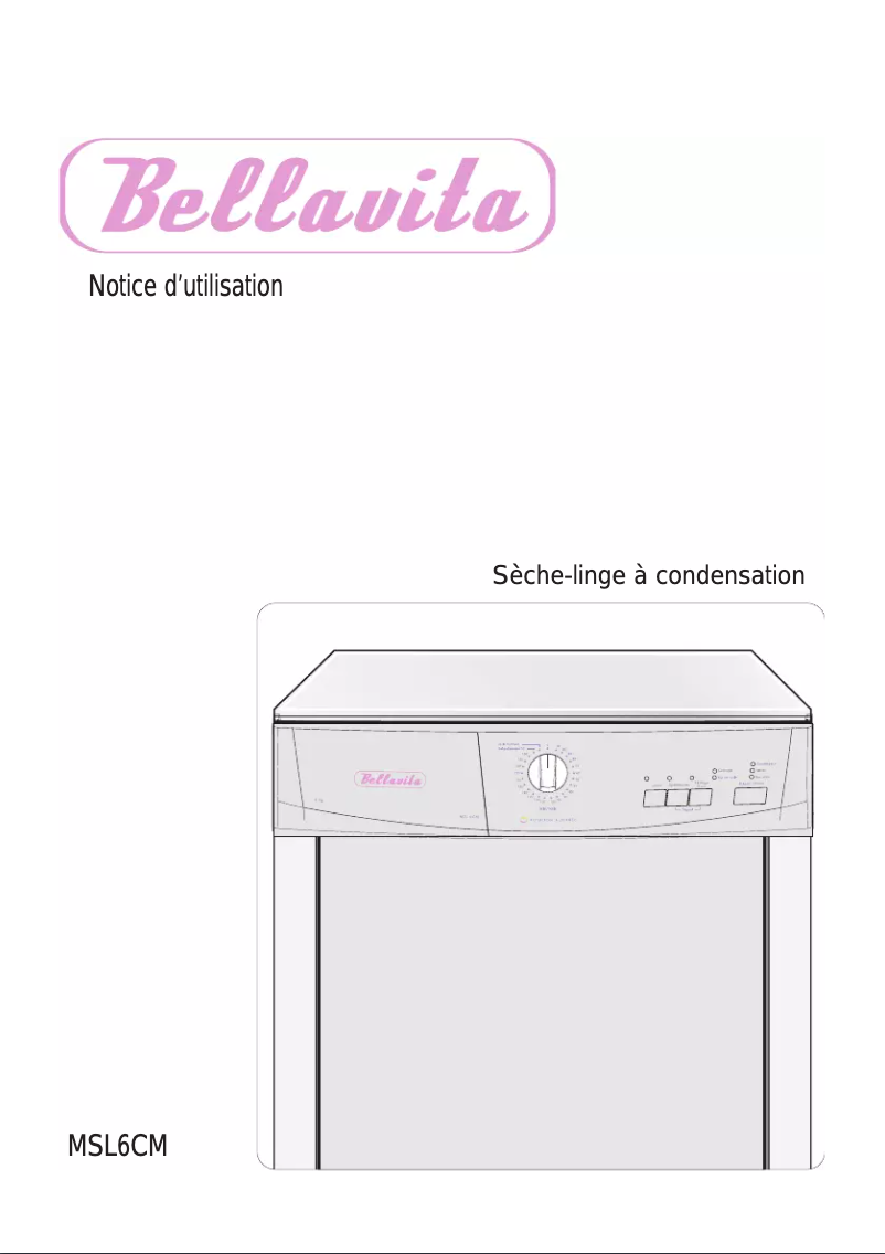 Page n°1 - Manuel utilisateur Bellavita MSL 6CM