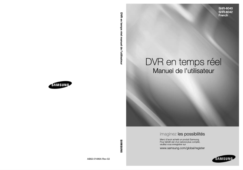 Page 1 de la notice Manuel utilisateur Samsung SHR-6042P
