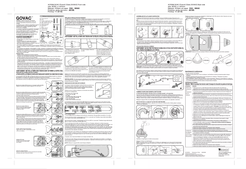 Page n°1 - Manuel utilisateur Kokido GOVAC
