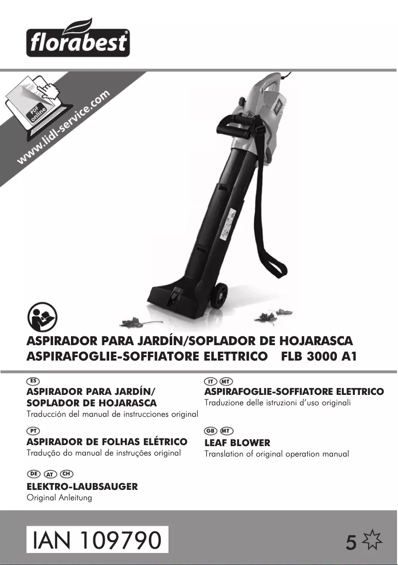 Imagen de la primera página del manual del dispositivo FLB 3000 A1