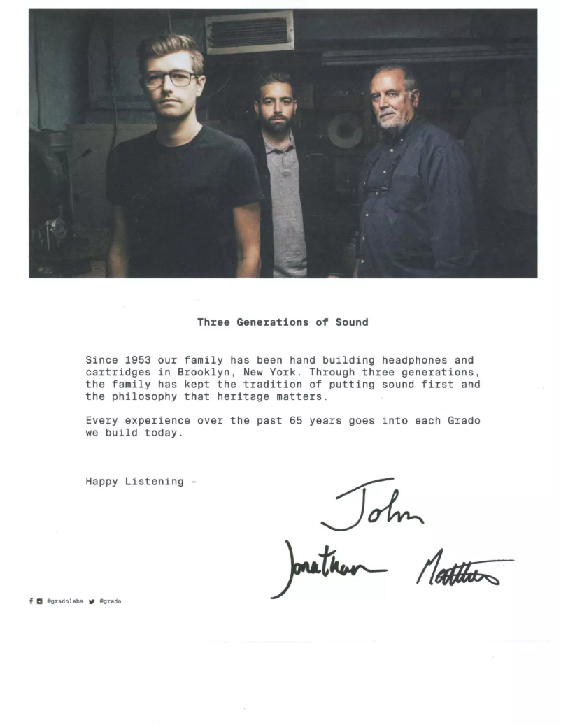 Page n°1 - Manuel utilisateur Grado SR125x