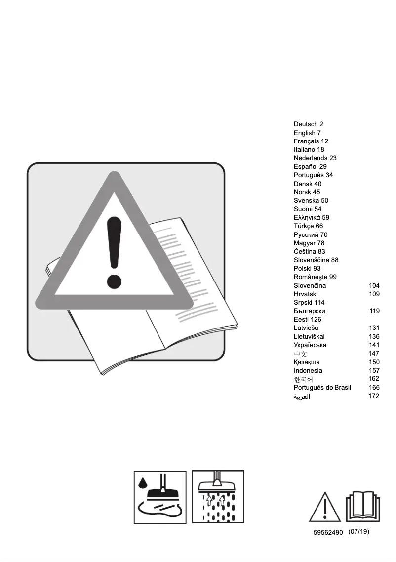 Page 1 de la notice Manuel utilisateur Kärcher HV 1/1 Bp As