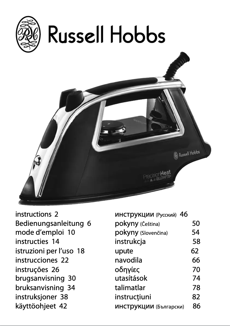 Page n°1 - Manuel utilisateur Russell Hobbs Precision Heat 14545-56