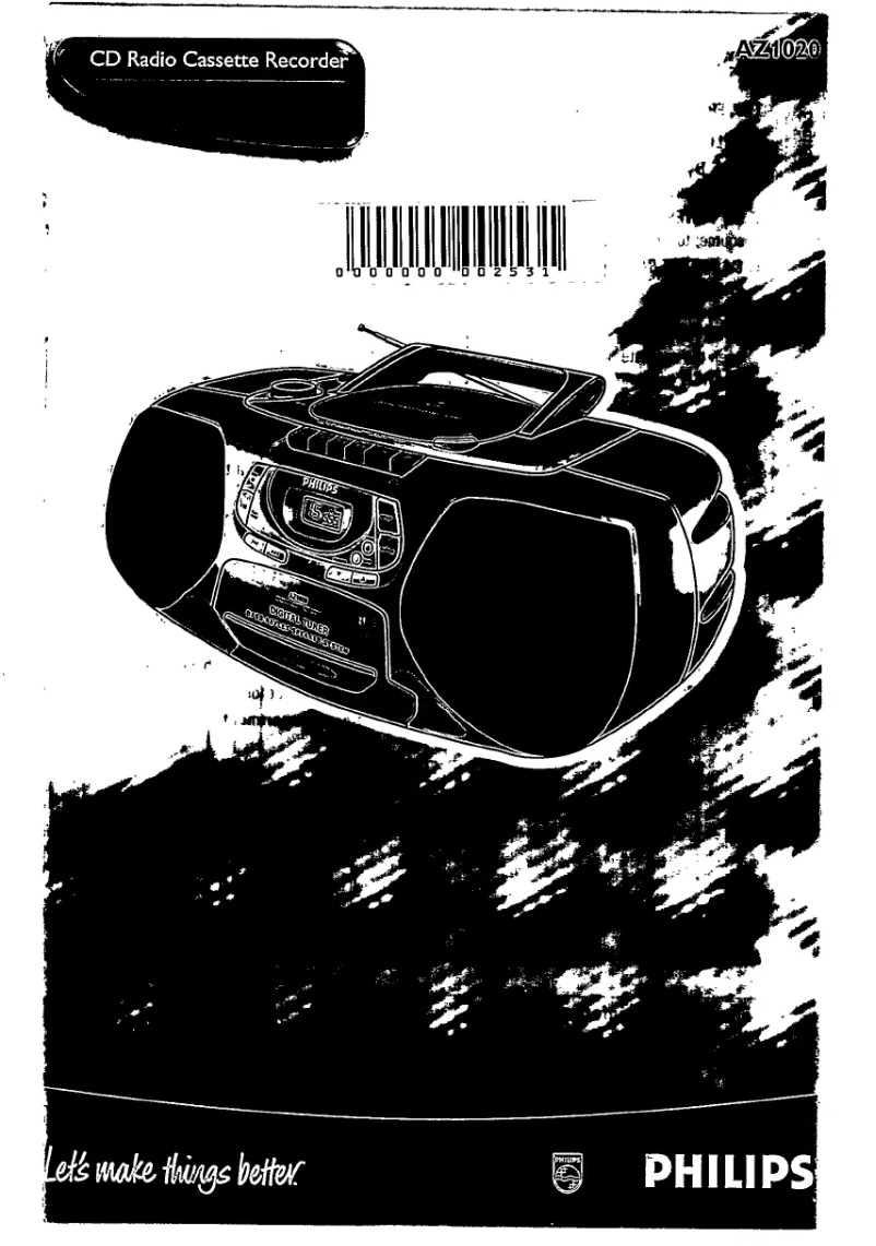 Page n°1 - Manuel utilisateur Philips AZ102