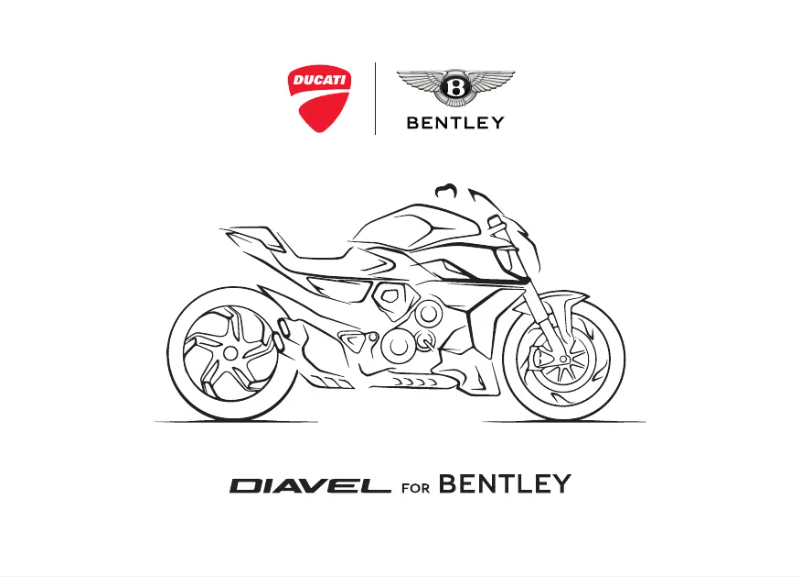Page 1 de la notice Manuel utilisateur Ducati Diavel for Bentley (2024)