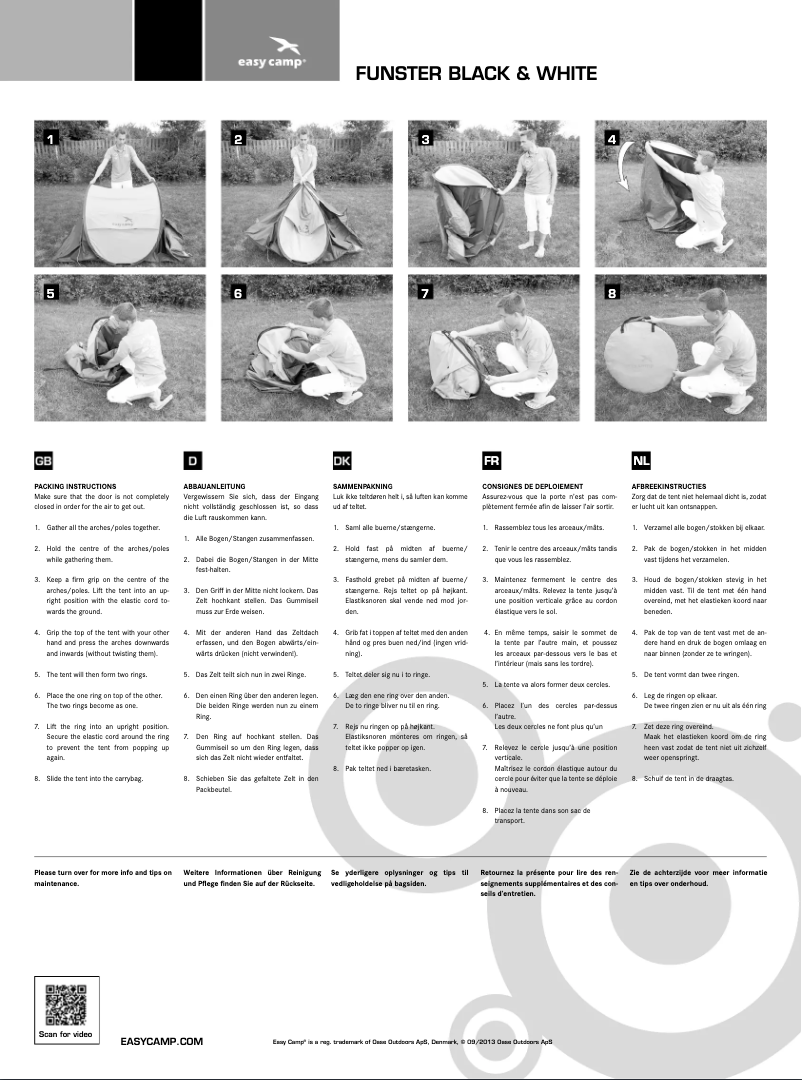 Page n°1 - Manuel utilisateur Easy Camp Carnival Funster