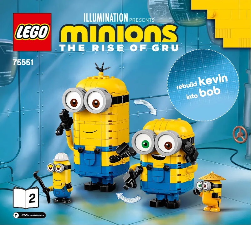 Page n°1 - Manuel utilisateur Lego Minions 75551