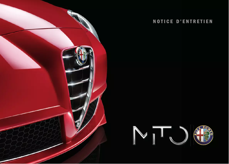 Page 1 de la notice Manuel utilisateur Alfa Romeo MiTo (2015)