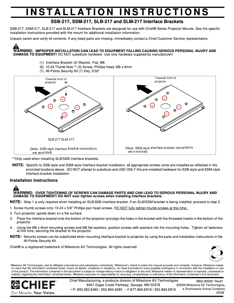 Imagen de la primera página del manual del dispositivo SLM217