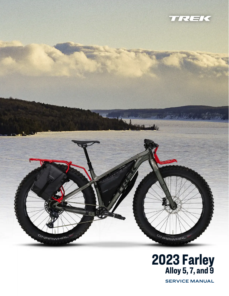 Page 1 de la notice Manuel utilisateur Trek Farley 7