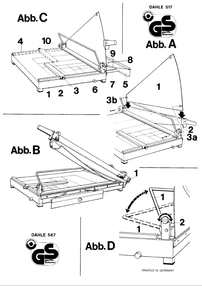 Page 1 of the manual User Manual Dahle 567
