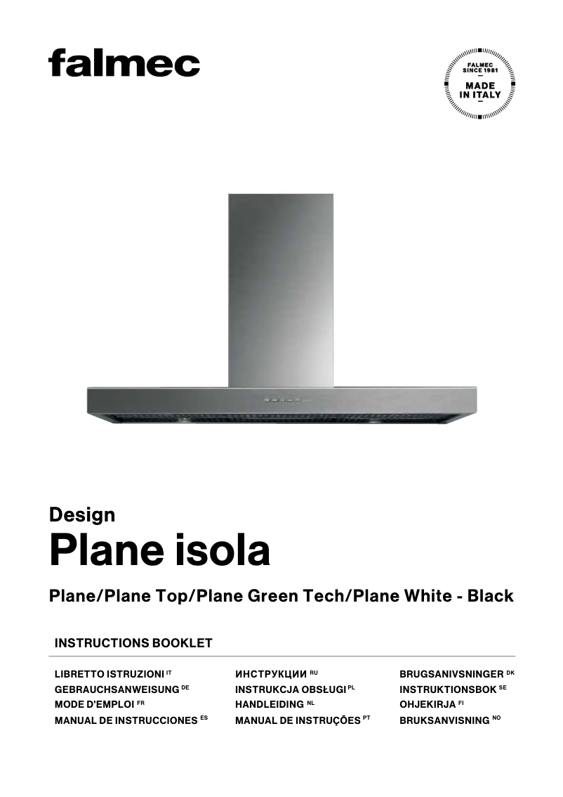 Image de la première page du manuel de l'appareil Plane Top