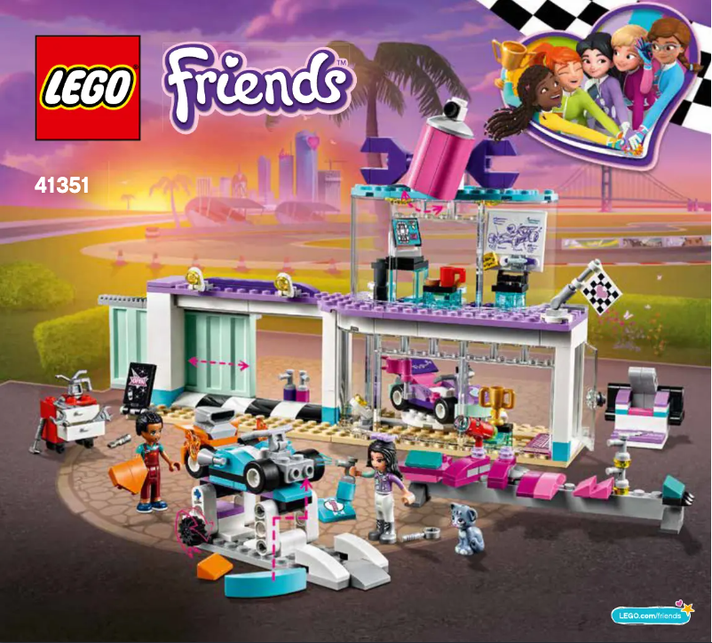 Page 1 de la notice Manuel utilisateur Lego Friends 41351