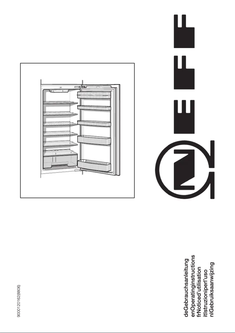 Page n°1 - Manuel utilisateur Neff K1634