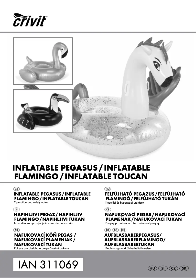 Page n°1 - Manuel utilisateur Crivit HG04757