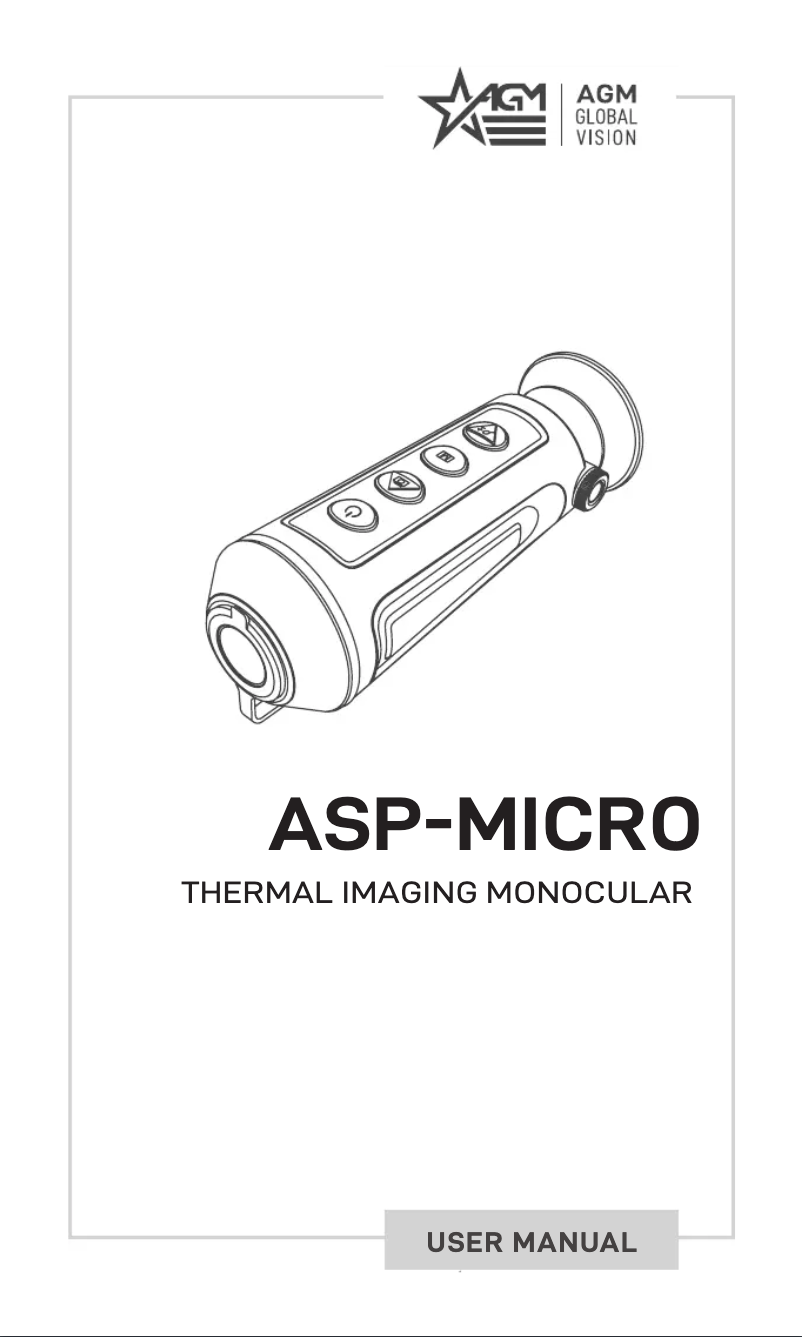 Page n°1 - Manuel utilisateur AGM ASP-Micro TM160