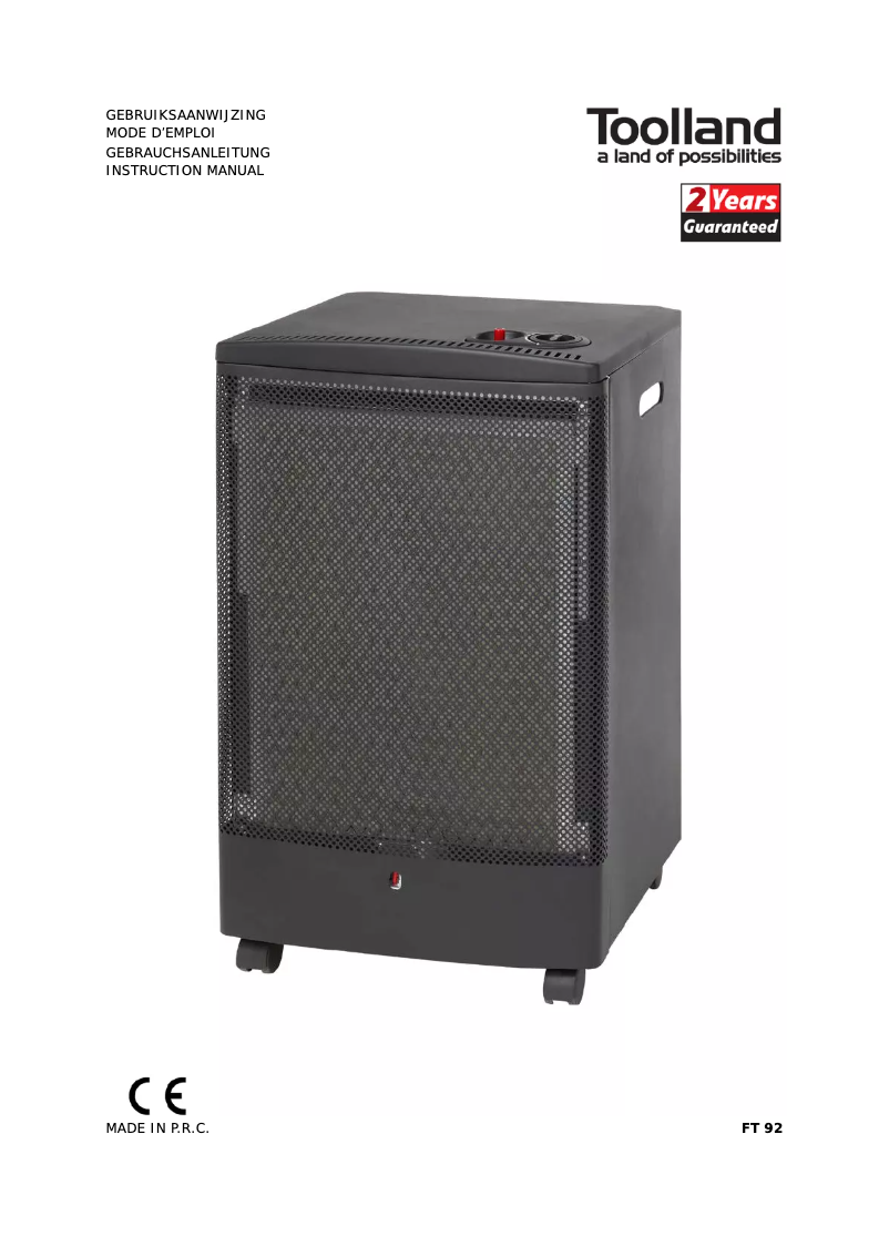 Image de la première page du manuel de l'appareil FT 92
