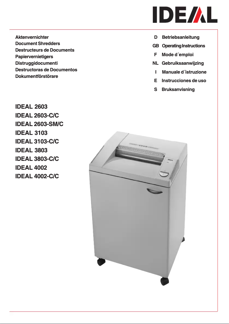 Image de la première page du manuel de l'appareil 2603