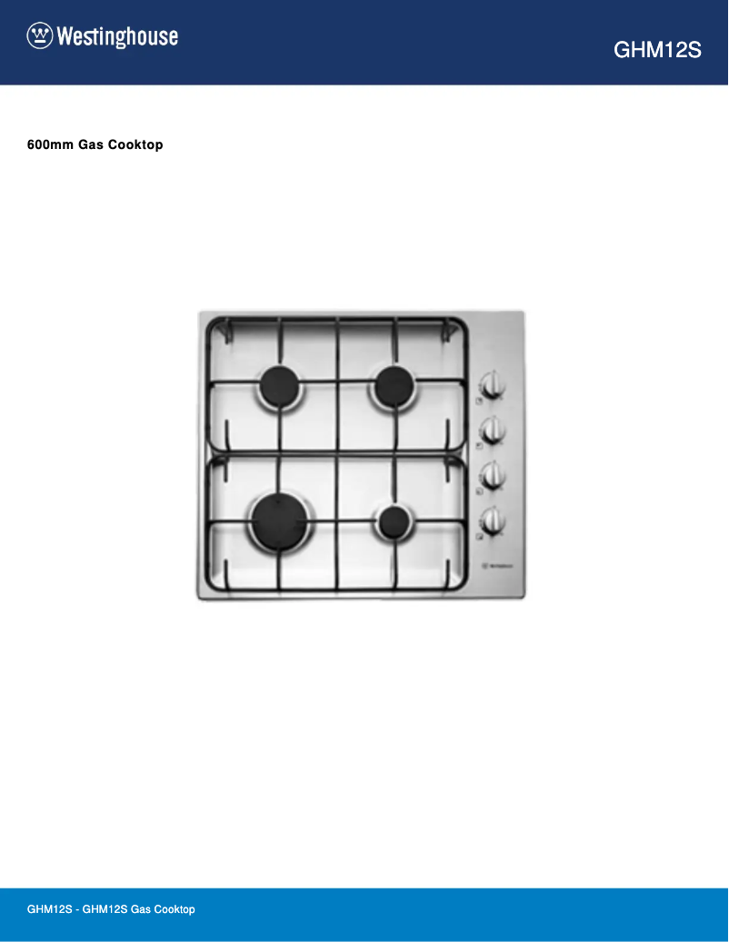 Image de la première page du manuel de l'appareil GHM12S