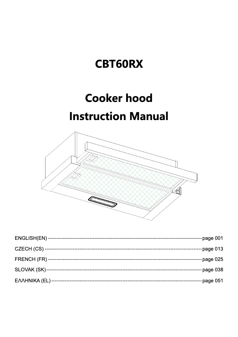 Page 1 de la notice Manuel utilisateur Candy CBT60RX