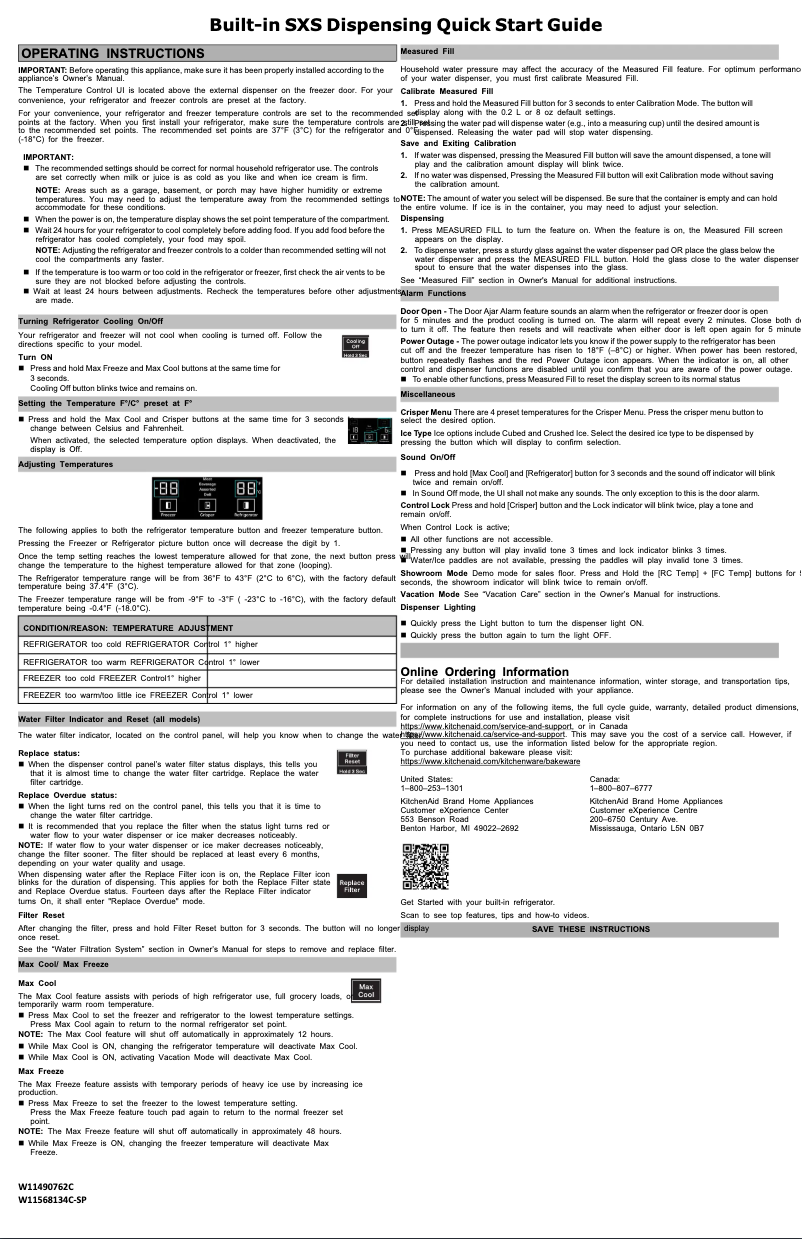 Image de la première page du manuel de l'appareil KBSD708MSS