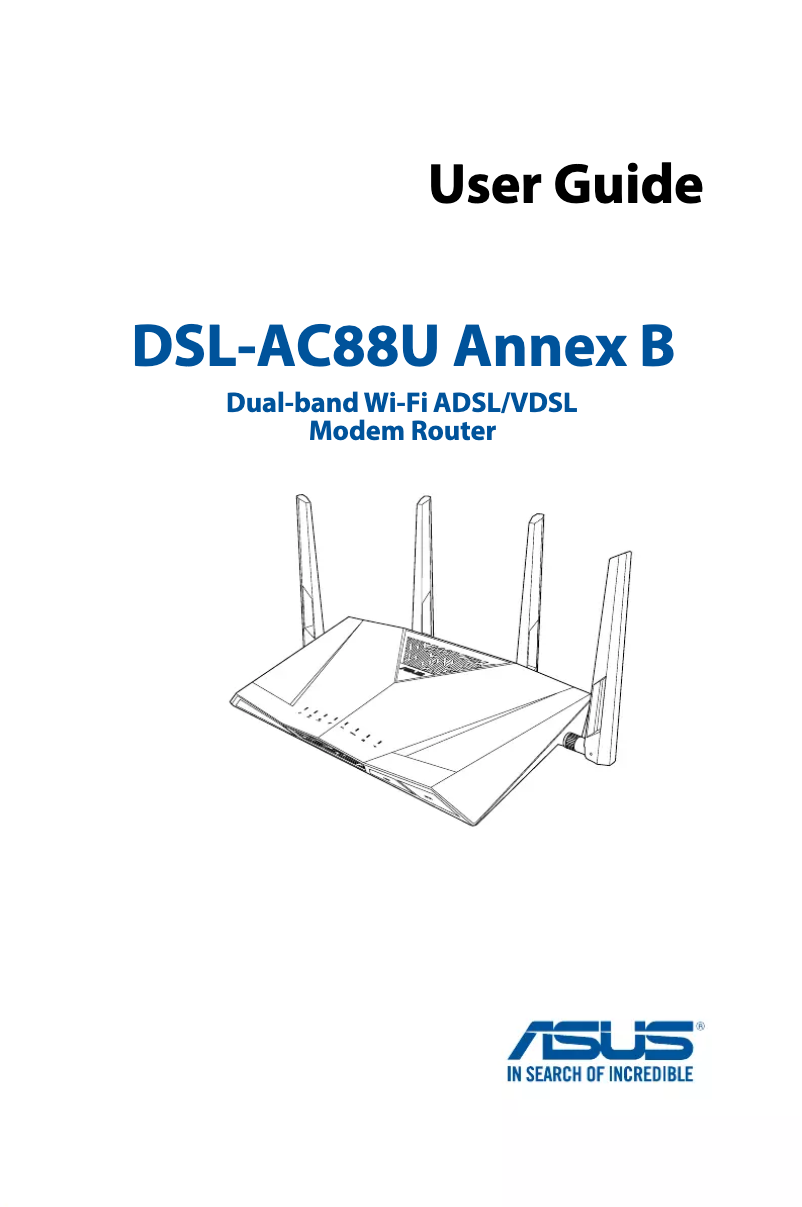 Page n°1 - Manuel utilisateur Asus DSL-AC88U Annex B