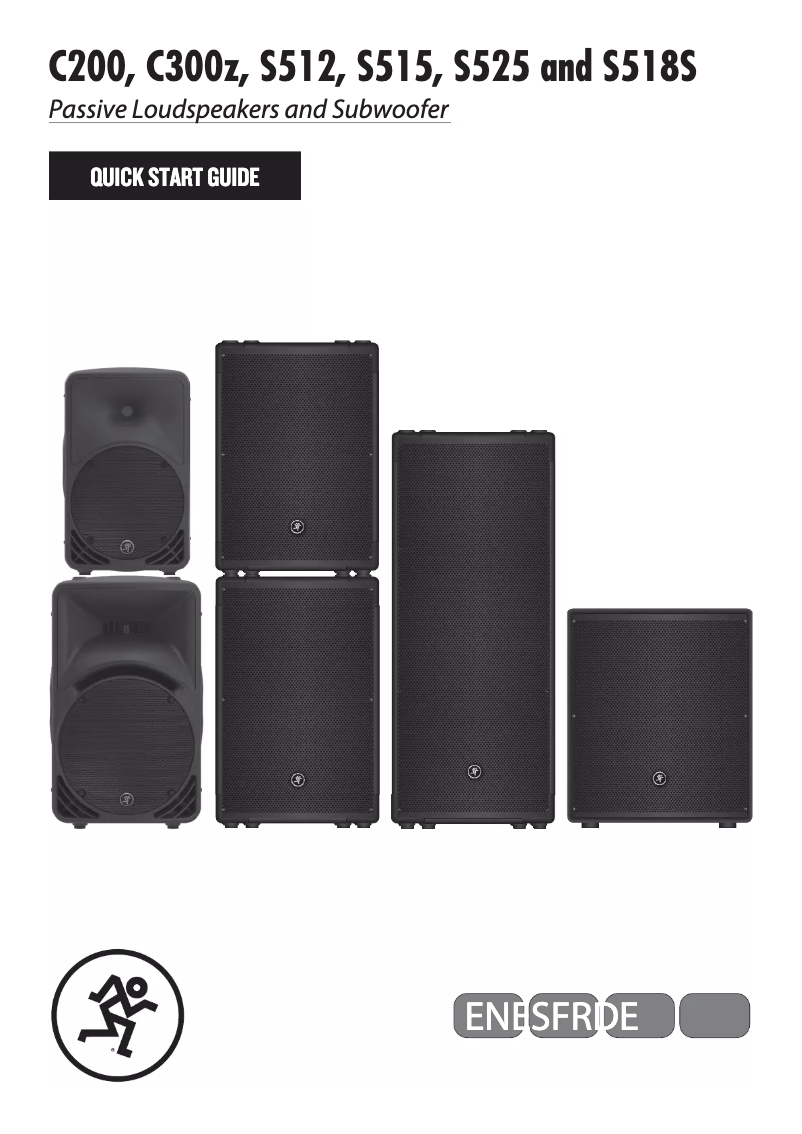 Page 1 de la notice Manuel utilisateur Mackie S515