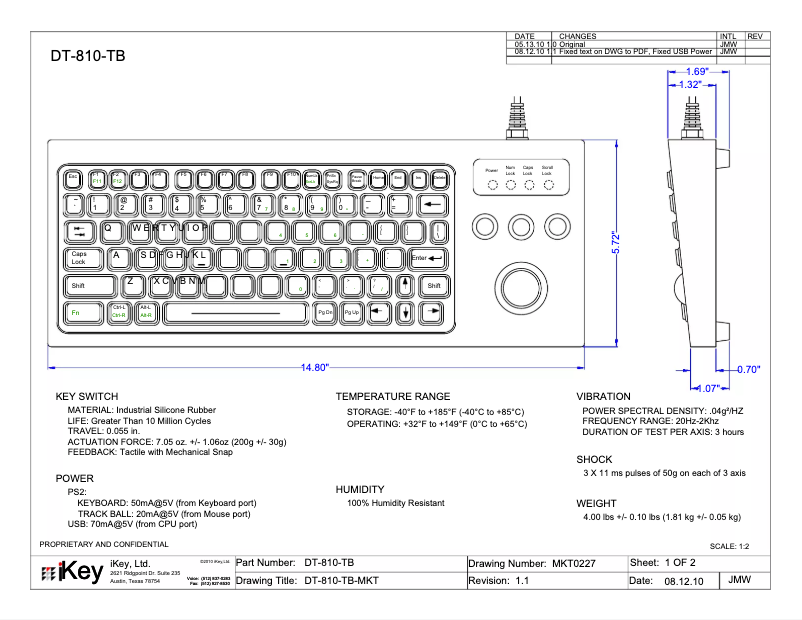 Image de la première page du manuel de l'appareil DT-810-TB