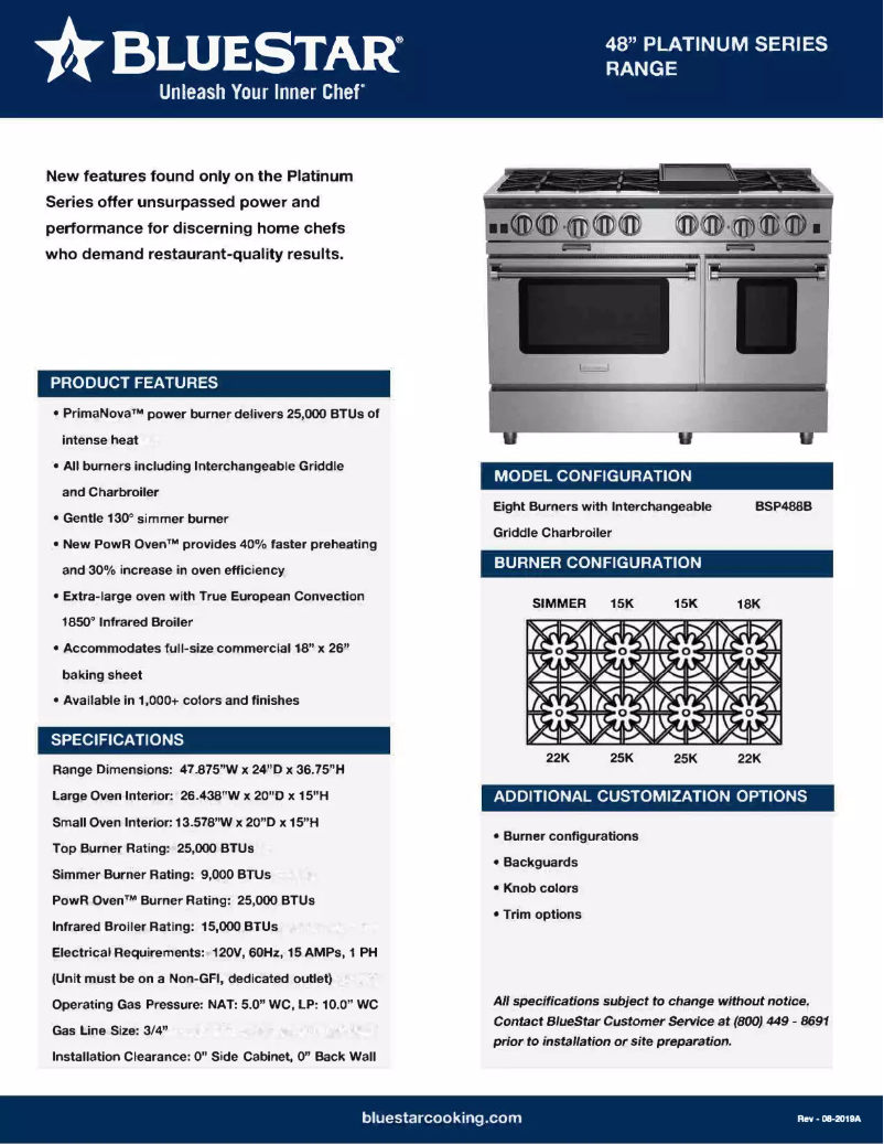 Image de la première page du manuel de l'appareil BSP488BCFPLT