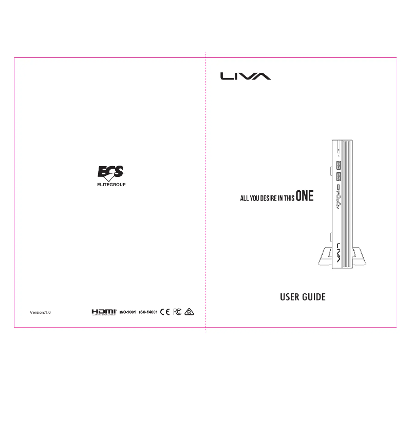 Page 1 de la notice Manuel utilisateur ECS LIVA One H410