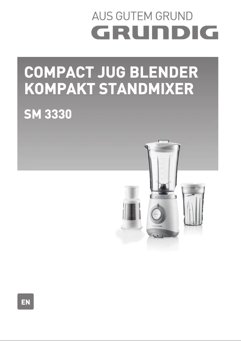 Page 1 de la notice Manuel utilisateur Grundig SM 3330