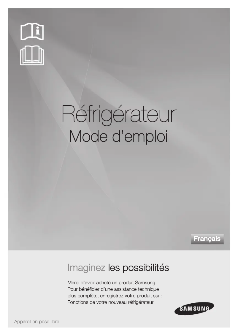 Page n°1 - Manuel utilisateur Samsung RSH5PTMH