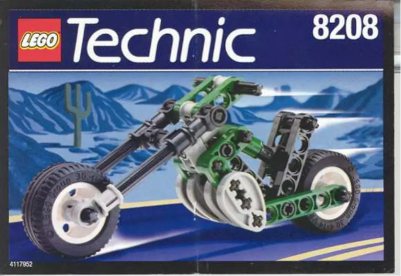 Page 1 de la notice Manuel utilisateur Lego Technic 8208