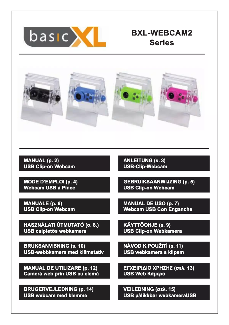 Página 1 del manual Manual de usuario basicXL BXL-WEBCAM2