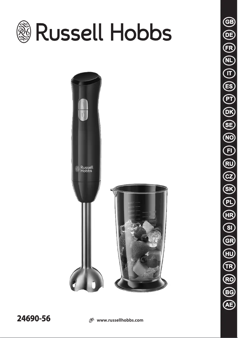 Page n°1 - Manuel utilisateur Russell Hobbs 24690-56