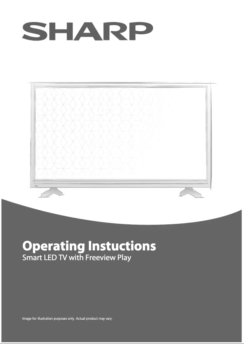 Page n°1 - Manuel utilisateur Sharp LC-24DHG6001KFP
