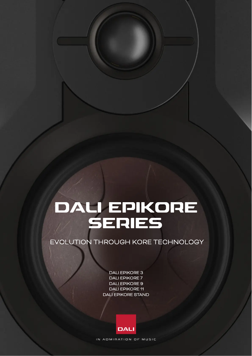 Page 1 de la notice Brochure Dali EPIKORE 9