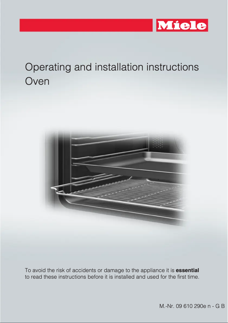 Page n°1 - Manuel utilisateur Miele H 6090 B