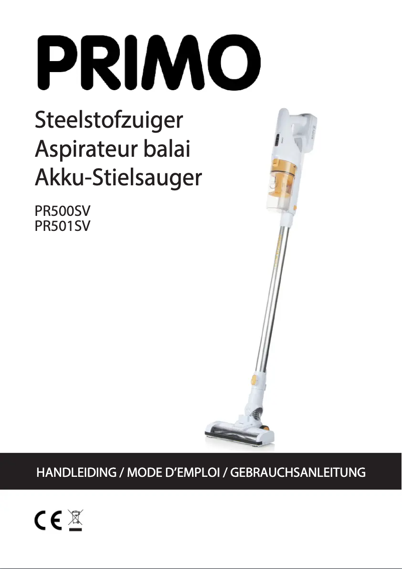 Page 1 de la notice Manuel utilisateur Primo PR501SV