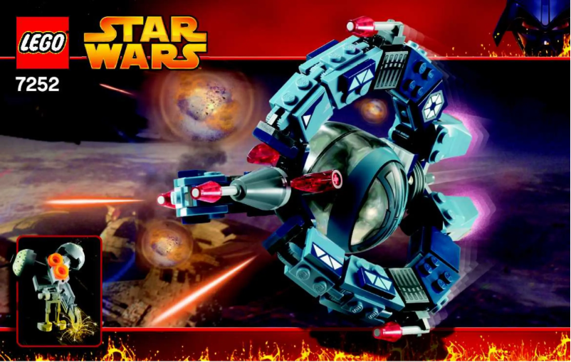 Page n°1 - Consignes visuelles Lego Star Wars 7252
