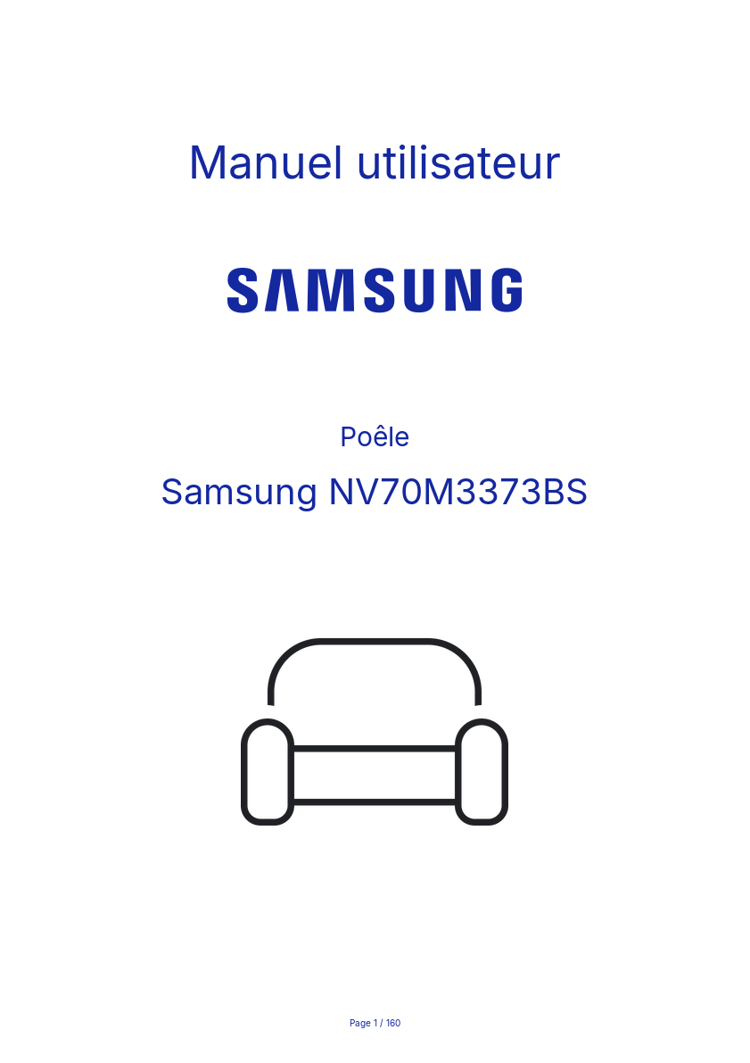 Page n°1 - Manuel utilisateur Samsung NV70M3373BS