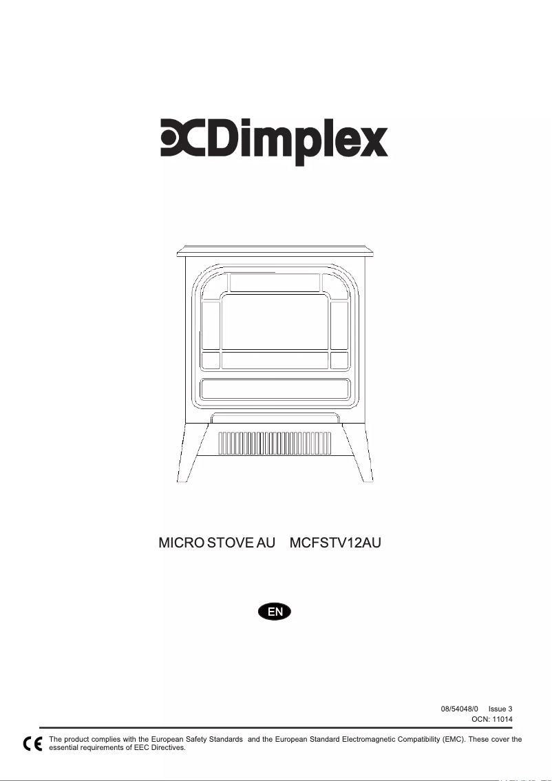 Image de la première page du manuel de l'appareil MCFSTV12AU