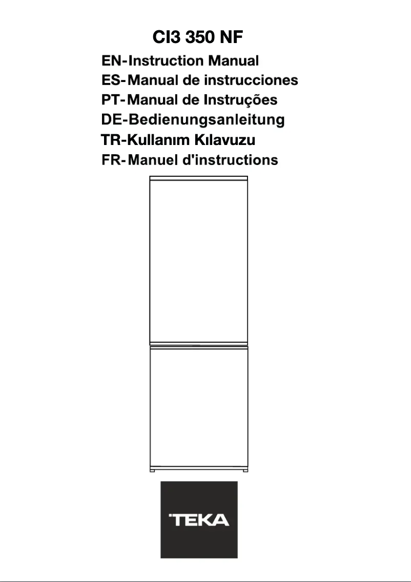 Page n°1 - Manuel utilisateur Teka CI3 350 NF