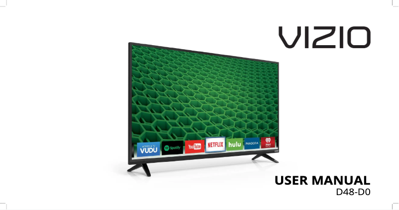 Page n°1 - Manuel utilisateur VIZIO D48-D0
