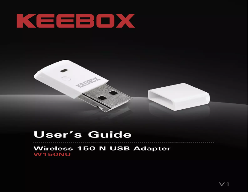 Page 1 de la notice Manuel utilisateur Keebox W150NU