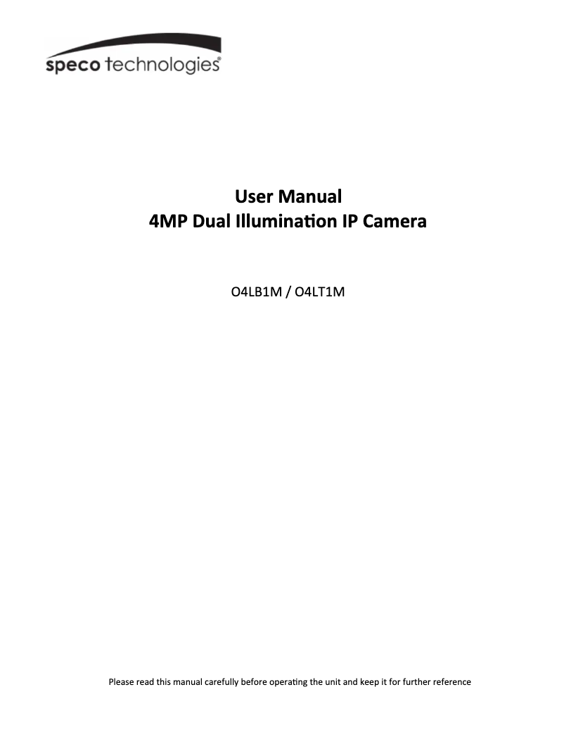 Image de la première page du manuel de l'appareil O4LB1M